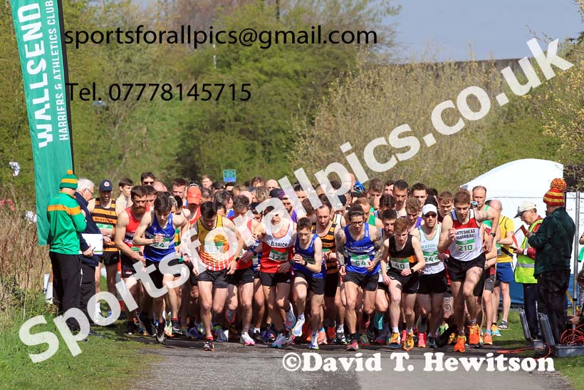 The 2023 Terry O'Gara Memorial 5k Road Race organised by Wallsend Harriers. Photo: David T. Hewitson/Sports for All Pics